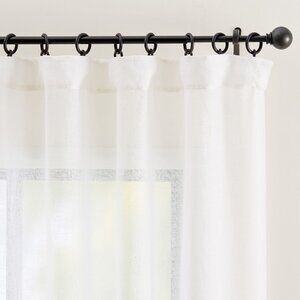 Brand new Pottery Barn Emery Sheer Curtains in White